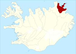 Location of the Municipality of Langanesbyggð