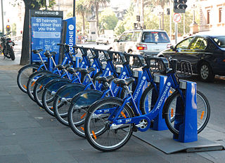 Bicycle-sharing system short-time bicycle rental service