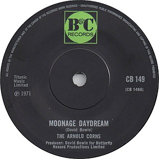 <span class="mw-page-title-main">Moonage Daydream</span> 1972 song by David Bowie