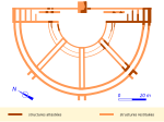 Plan schématique du théâtre au niveau du sol.