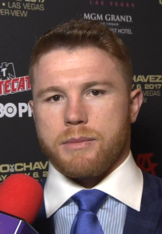 <span class="mw-page-title-main">Canelo Álvarez</span> Mexican boxer (born 1990)