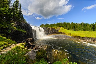 Tännforsen i juli 2021.