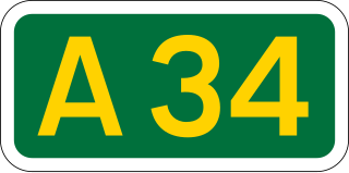 <span class="mw-page-title-main">A34 road</span> Major road in England