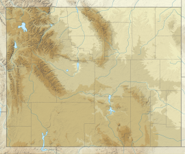 Ladd Peak is located in Wyoming