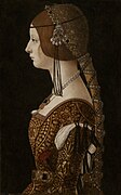 Ambrogio de Predis - Bianca Maria Sforza - Google Art Project