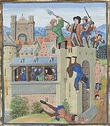 Ejecución de Étienne Marcel y Jean Maillard el 31 de julio de 1358.