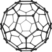 Buckminsterfullerene, C60 C60 Molecule.svg