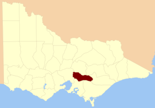 County of Evelyn, Victoria Cadastral in Victoria, Australia