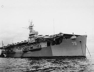 HMS <i>Puncher</i> (D79) 1944 Ruler-class escort aircraft carrier