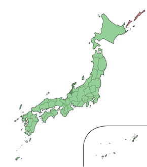 Poloha prefektury Išikawa na mapě Japonska