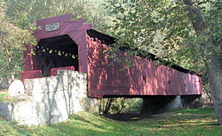 Martin's Mill Covered Bridge over Conococheague Creek