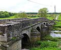 Romanische Brücke über den Vair