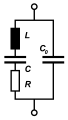 Elektrische Ersatzschaltung eines Keramikresonators