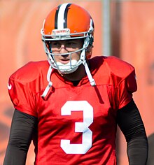 Grossman with the Browns in 2014 Rex Grossman (14748259730).jpg