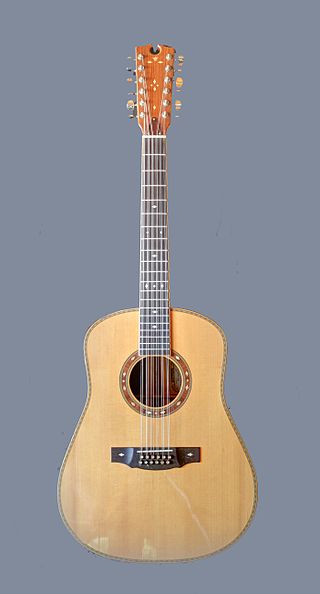 <span class="mw-page-title-main">Twelve-string guitar</span> Fretted string instrument optimized for richer sounds