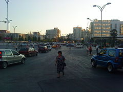 Strasse in Tirana (5)