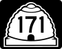 State Route 171 marker