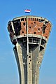 Ruines du château d'eau de Vukovar (Croatie).