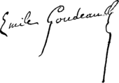 signature d'Émile Goudeau