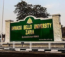 Campus sign, 2021 Ahmadu Bello University.jpg