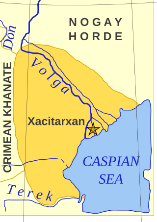 <span class="mw-page-title-main">Astrakhan Khanate</span> 1466–1556 Tatar khanate