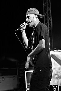 Clementino in concert in 2011 Clementino live 2011.jpg