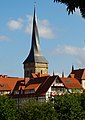 Sonderform: Gedrehte achteckige Helmpyramide (Stadttor Westerturm, Duderstadt)