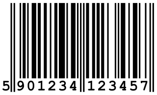 International Article Number Standard barcode system used in global trade