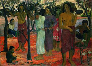 <i>Nave Nave Mahana</i> 1896 painting by Paul Gauguin