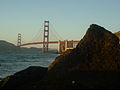 USA, San Francisco, Golden Gate Bridge (von Baker Beach aus 2)