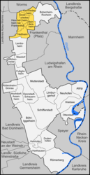 Verbandsgemeinde Heßheim – Mappa