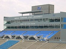 Pressbox at Johnny "Red" Floyd Stadium MTSU Pressbox.JPG