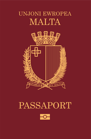 <span class="mw-page-title-main">Maltese passport</span> Travel document for citizens of Malta