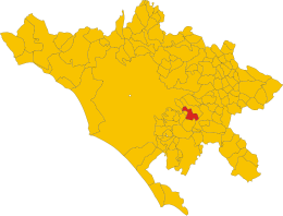 San Cesareo – Mappa