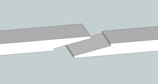 <span class="mw-page-title-main">Scarf joint</span> Method of joining two members end to end in woodworking or metalworking