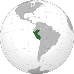 Perù - Localizzazione