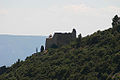 Le château de Saint-Saturnin vu d'en dessus.