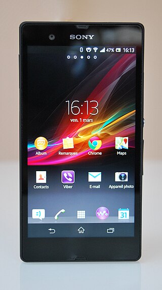 <span class="mw-page-title-main">Sony Xperia Z</span> Android smartphone