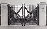 Entrance Gate to the Saint Mihiel American Cemetery, Thiaucourt, France, completed 1934.