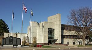 Stevens County Court House in Hugoton