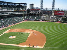 Bynoe oversaw the development of U.S. Cellular Field to keep the Chicago White Sox from leaving Chicago. U.S. Cellular Field14.jpg