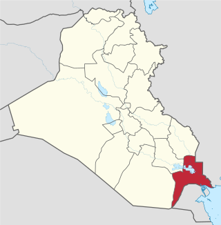 <span class="mw-page-title-main">Basra Governorate</span> Governorate of Iraq