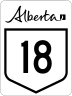 Highway 18 marker