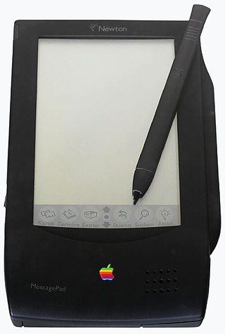 <span class="mw-page-title-main">MessagePad</span> Personal digital assistant made by Apple in 1993