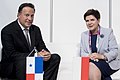 Polish Prime Minister Beata Szydło with Juan Carlos Varela (2016)