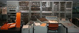 CSIRAC played the earliest computer music in 1951 CSIRAC-Pano,-Melb.-Museum,-12.8.2008.jpg