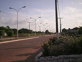 Avenida Dr. Zanny na cidade de Caracaraí, Roraima.