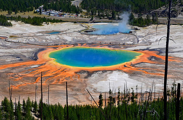 Grand Prismatic Spring, Yellowstone National Park, Wyoming