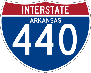 <span class="mw-page-title-main">Interstate 440 (Arkansas)</span> Highway in Arkansas