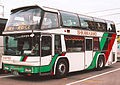 1985 model year shorter-wheelbase Skyliner N122/2 operated by Ishikawa Sangyō; powertrain supplied by Mercedes-Benz